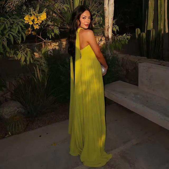 Robe Longue Élégante Lune