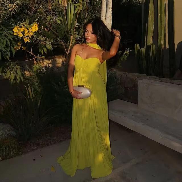 Robe Longue Élégante Lune