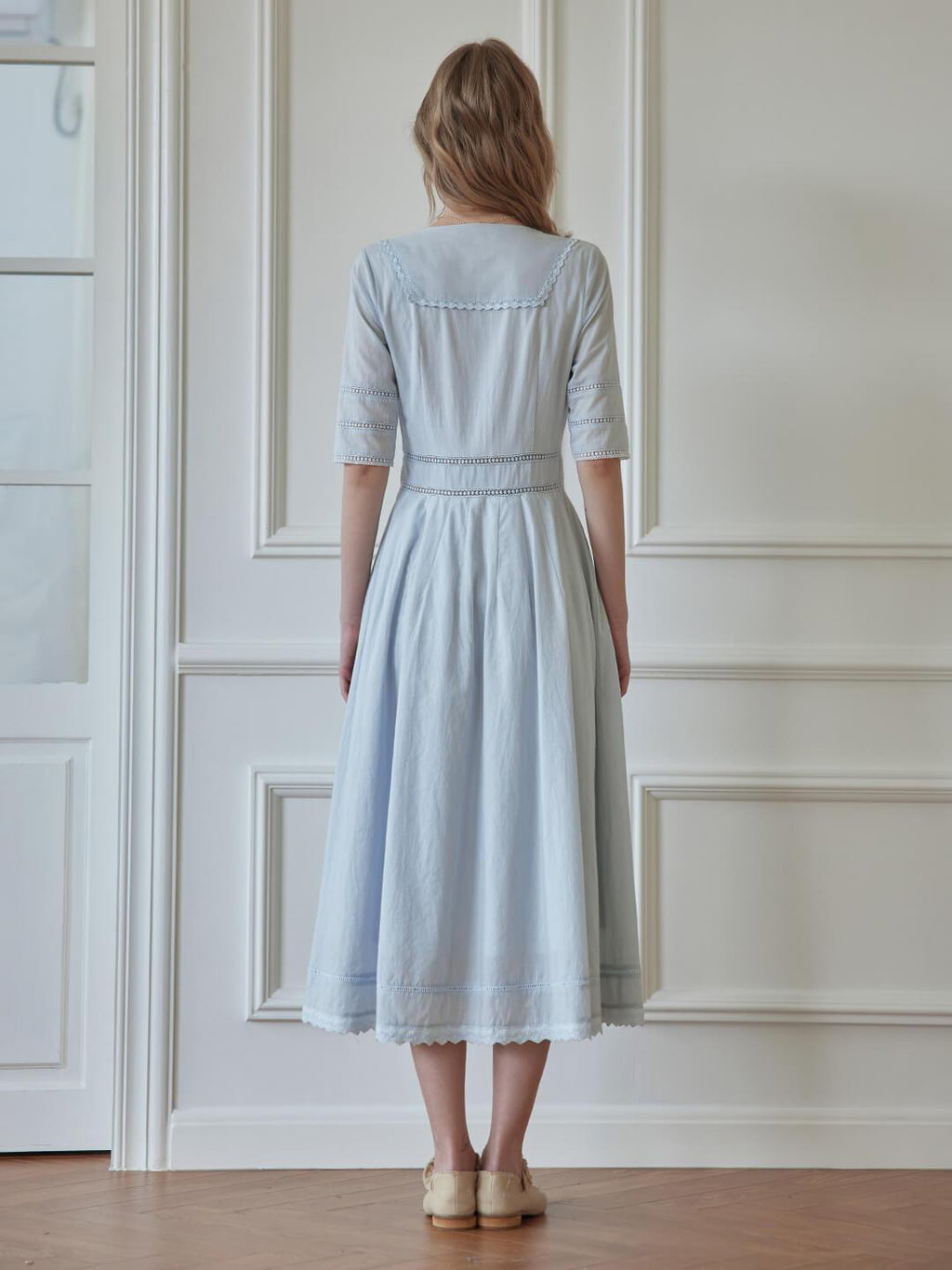 Robe Midi Paysanne 100% Coton