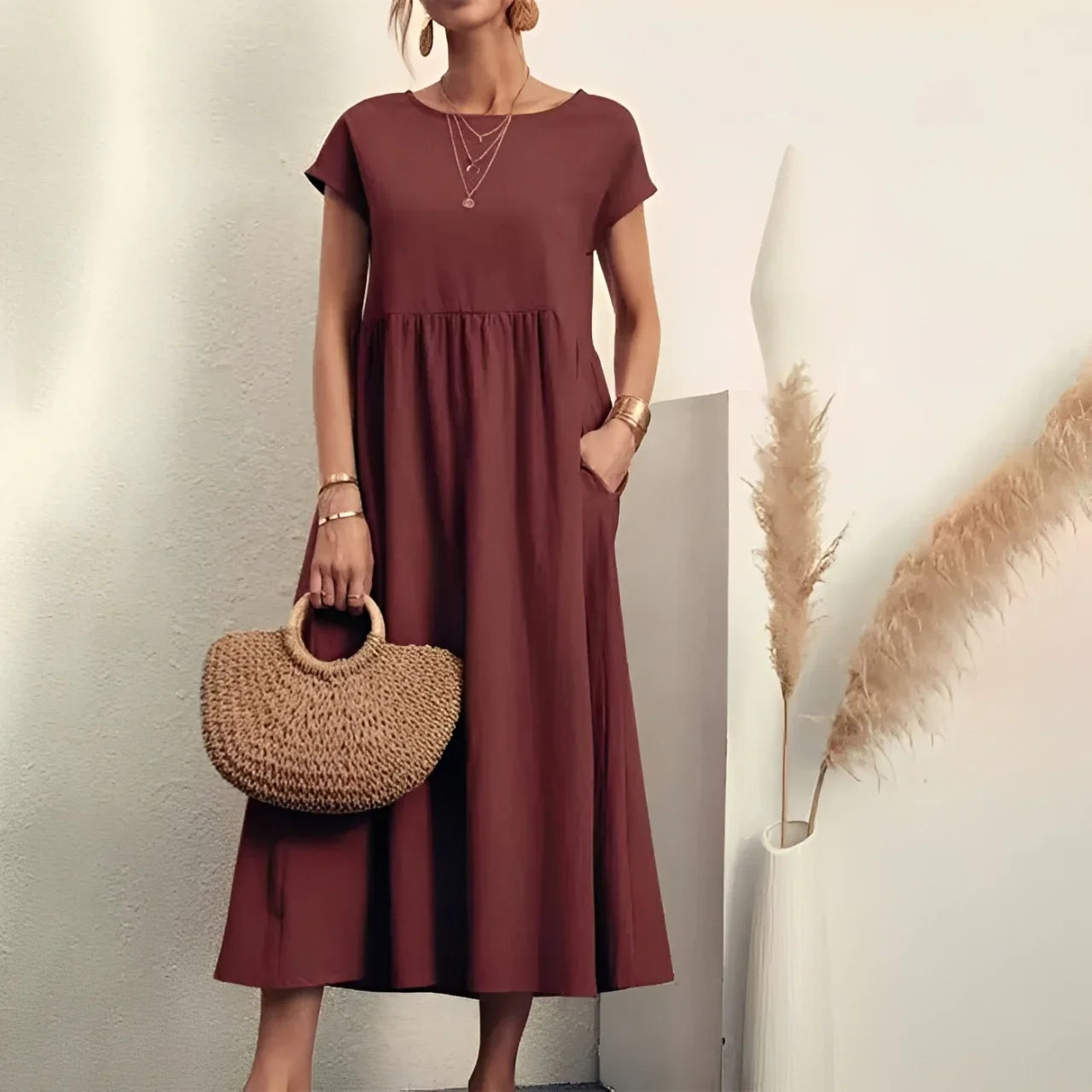 Robe en Lin Élégante